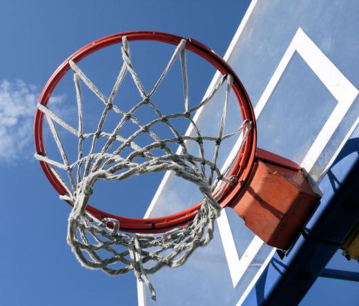 Basketball basket.