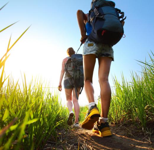 After purchasing, wear your hiking boots on some short, trial hikes to break them in.