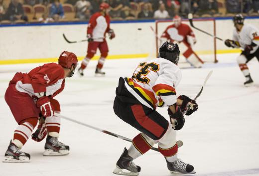 A hockey team may engage in a five-minute overtime period if a game is tied.