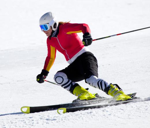 Completing a slalom course requires speed and precision.
