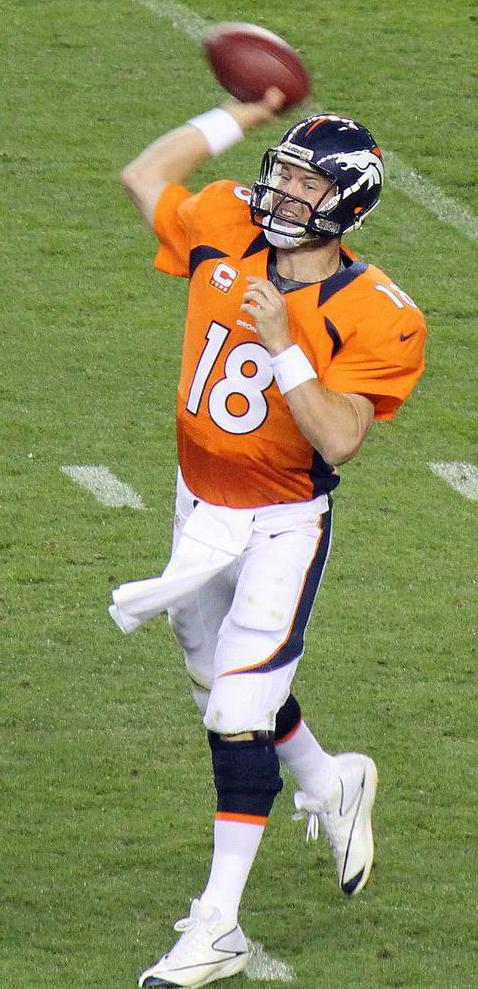 Peyton Manning, who has played for the Denver Broncos and the Indianapolis Colts, is considered one of the best quarterbacks of his generation.