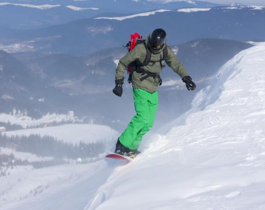 Snowboarding is a popular activity among Colorado's many "fourteeners".