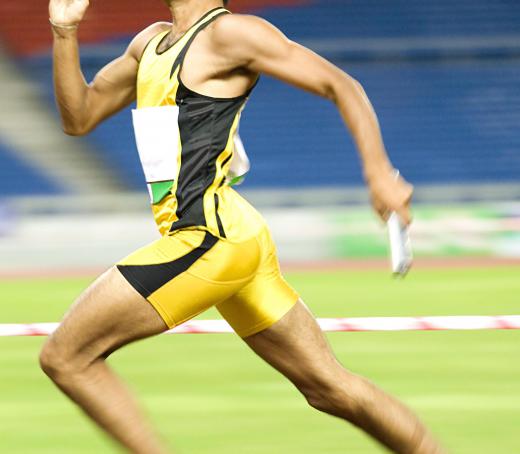Runners often wear matching tank tops and shorts.